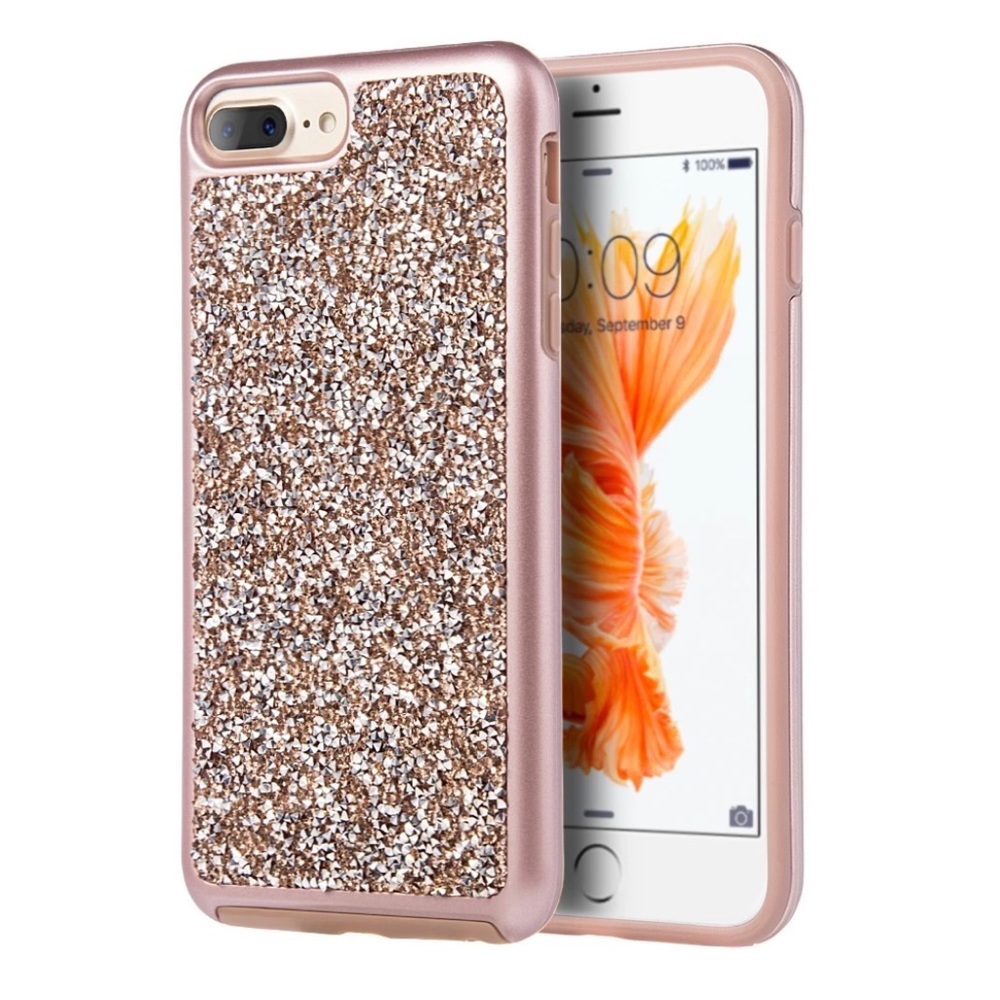 Rose Gold Diamond Case for iPhone 6S 7 8 and SE
